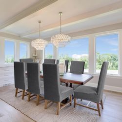 LuxusKollektion Esszimmerstuhl Stuhlhussen 4er Set Stretch günstig online kaufen