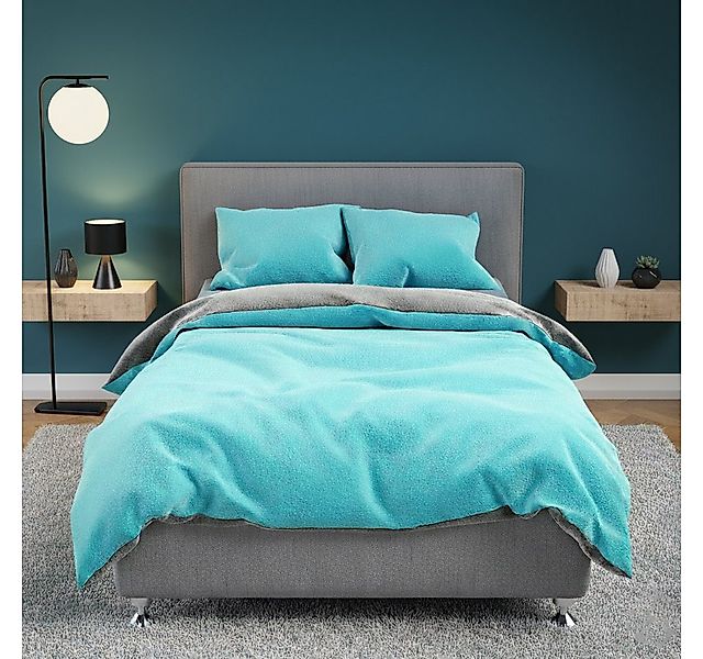 Buymax Bettwäsche Teddy Plüsch Bettbezug Set, Teddy, 3 teilig, 220x240 cm, günstig online kaufen