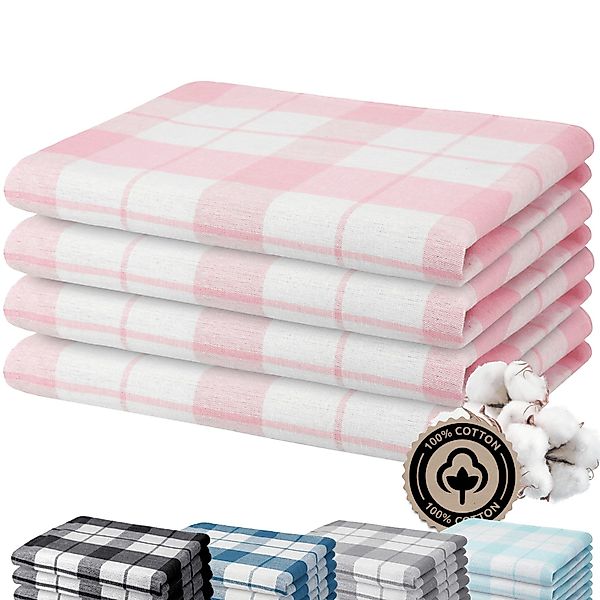 Zestri Geschirrtuch 4er-Set aus 100% Baumwolle, günstig online kaufen