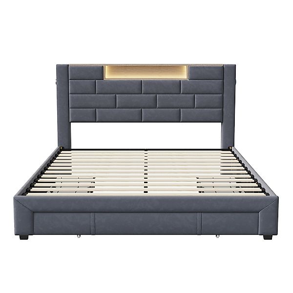 Furnishings Home Polsterbett Stauraumbett Doppelbett (Jugendbett, günstig online kaufen