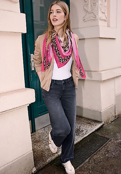 STREET ONE STUDIO Halstuch mit Leo-Muster günstig online kaufen