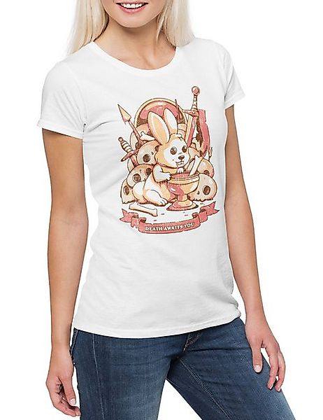 Urban Backwoods Print-Shirt Killer Rabbit III Damen T-Shirt Monty Knights R günstig online kaufen
