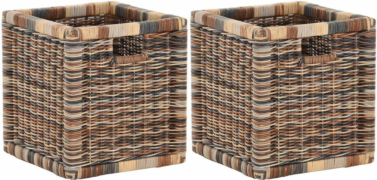 Krines Home Regalkorb Set/2 Regalkorb Aufbewahrungskorb günstig online kaufen