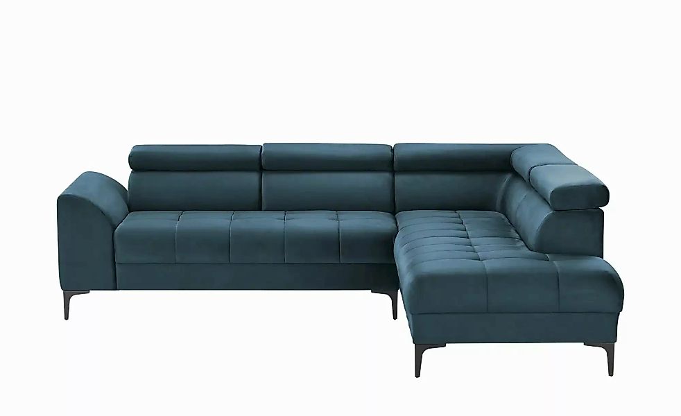 switch Ecksofa mit verstellbaren Kopfstützen Carisma ¦ blau ¦ Maße (cm): B: günstig online kaufen