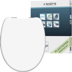 Schütte WC-Sitz WHITE, Duroplast, mit Absenkautomatik günstig online kaufen