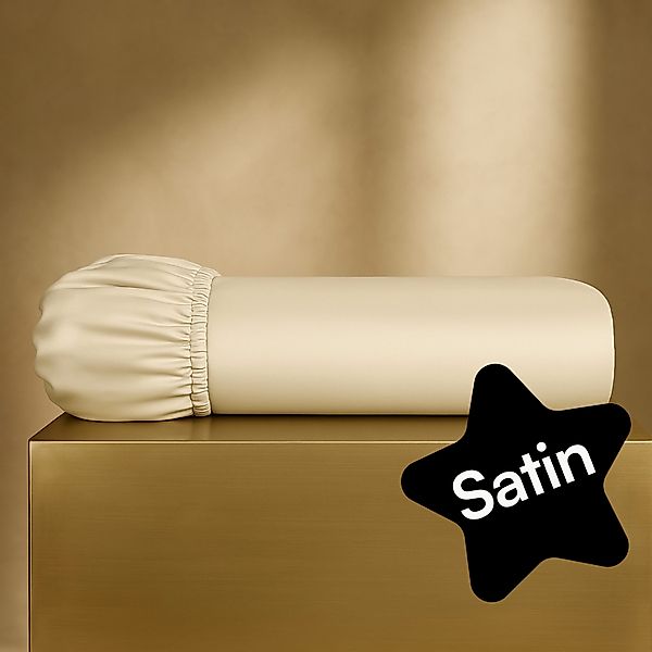Seralino Spannbettlaken Mako Satin Spannbetttuch (100% günstig online kaufen