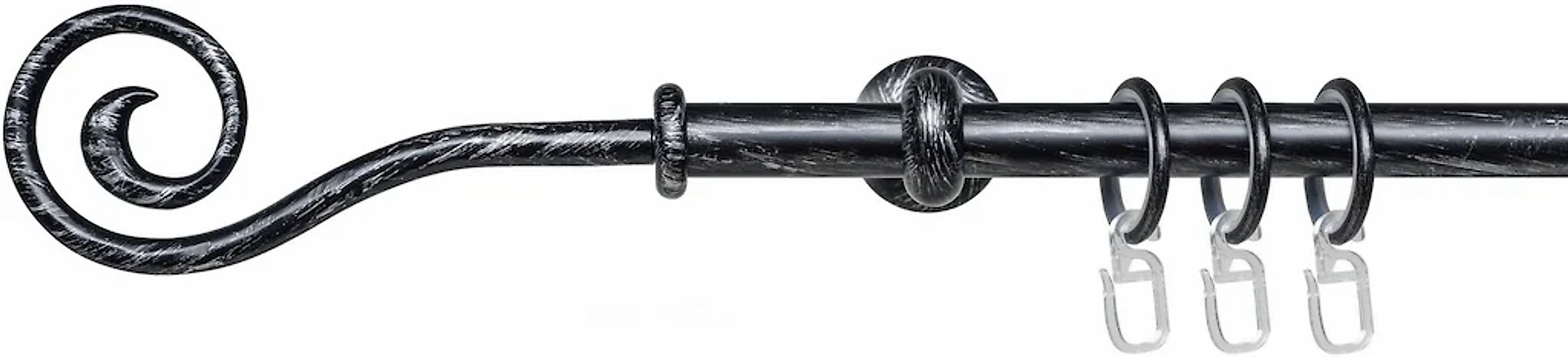 Liedeco Gardinenstange "Esp Spirale" Ø 16 mm 1 läufig-läufig Fixmaß 1-läufi günstig online kaufen