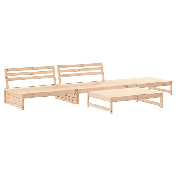 vidaXL 4-Tlg Garten-Lounge-Set Massivholz Kiefer 3186627 günstig online kaufen