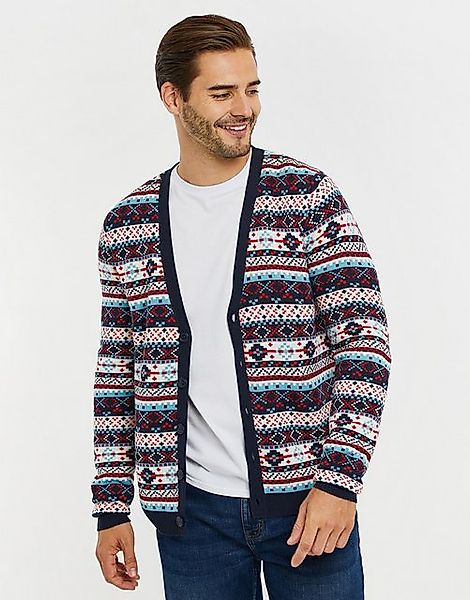 Threadbare Strickjacke Mens Xmas Cardigan Iceland (1-tlg) mit schönem Stric günstig online kaufen