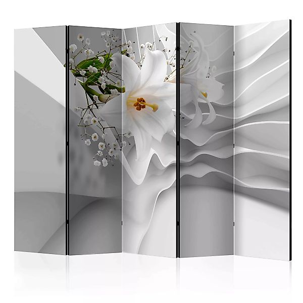 5-teiliges Paravent - Flowers For Modernity Ii [room Dividers] günstig online kaufen