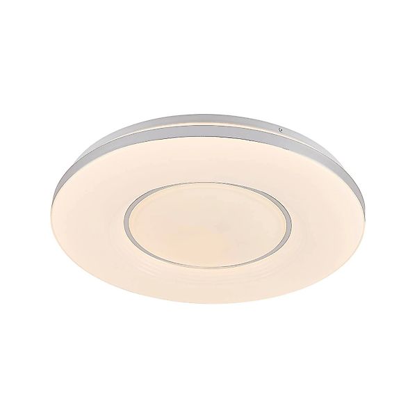 Lindby LED Deckenleuchte Robini 9924004 Dimmbar mit Leselampe Modern in Chr günstig online kaufen