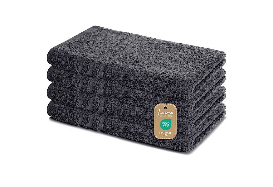 Lavea Handtuch Set Frottierserie Elena, Handtuch - 100% Baumwolle (Set, 4-S günstig online kaufen