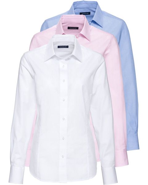 Highmoor Hemdbluse Blusen, 3er-Pack günstig online kaufen