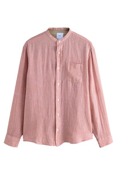 Next Langarmhemd Langarmhemd mit Stehkagen aus günstig online kaufen