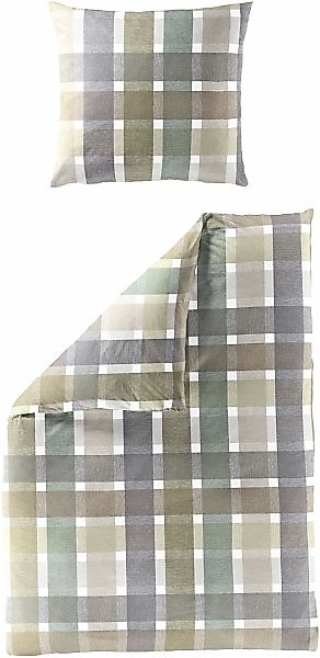 BIERBAUM Bettwäsche "4080" 2 Stk. tlg. Seersucker, 100 % Baumwolle, bügelfr günstig online kaufen