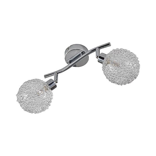 Lindby Deckenlampe Ticino 9620778 in Chrom aus Metall 2-flammig G9 Flurleuc günstig online kaufen