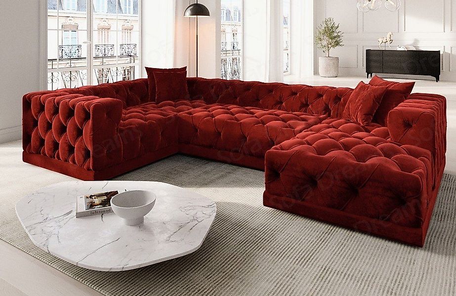 Sofa Dreams Wohnlandschaft Designer Stoff Sofa günstig online kaufen
