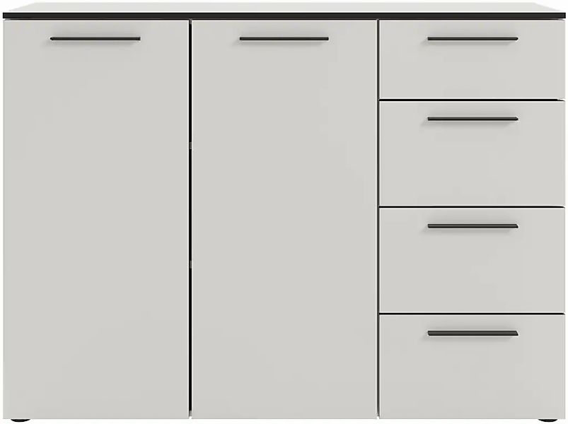 Manjana Möbel Kommode "Kommode mit Schwarz matten Metallgriffen in verschie günstig online kaufen