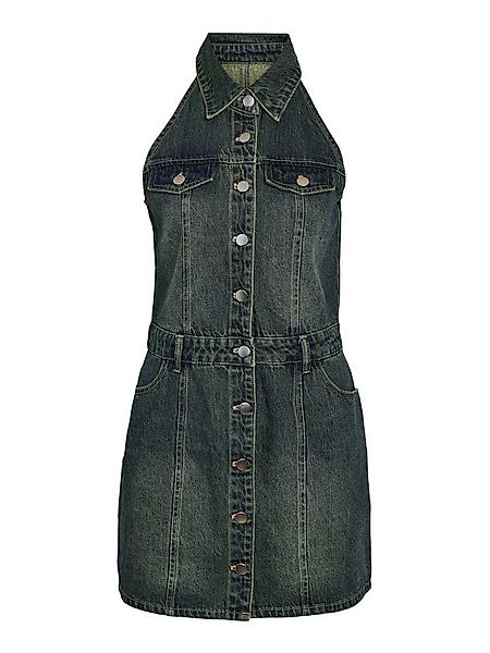 Noisy may Shirtkleid Modisches Denim-Design mit Knöpfen und Neckholder (min günstig online kaufen