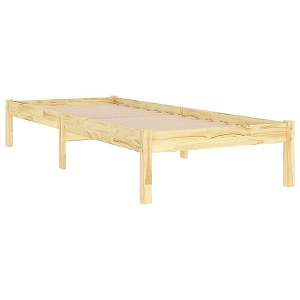 furnicato Bettgestell Massivholzbett Kiefernholz 100x200 cm günstig online kaufen