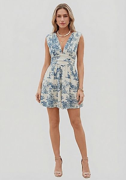 Cupshe Jumpsuit V-Ausschnitt Ärmellos hohe Taille günstig online kaufen