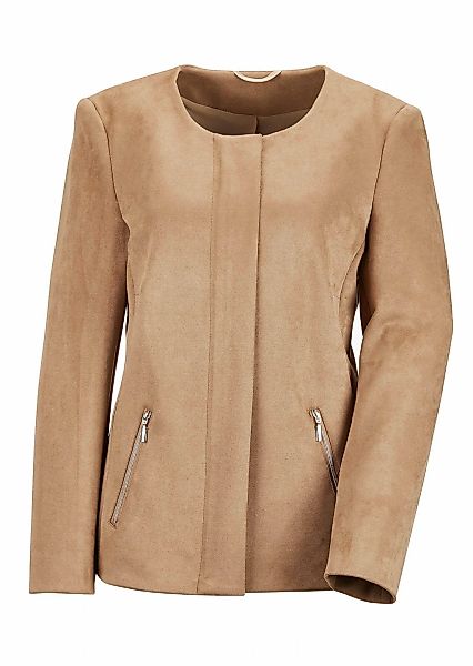 GOLDNER Kurzjacke "Ausdrucksstarke Lederimitatjacke mit supersoftem Griff" günstig online kaufen