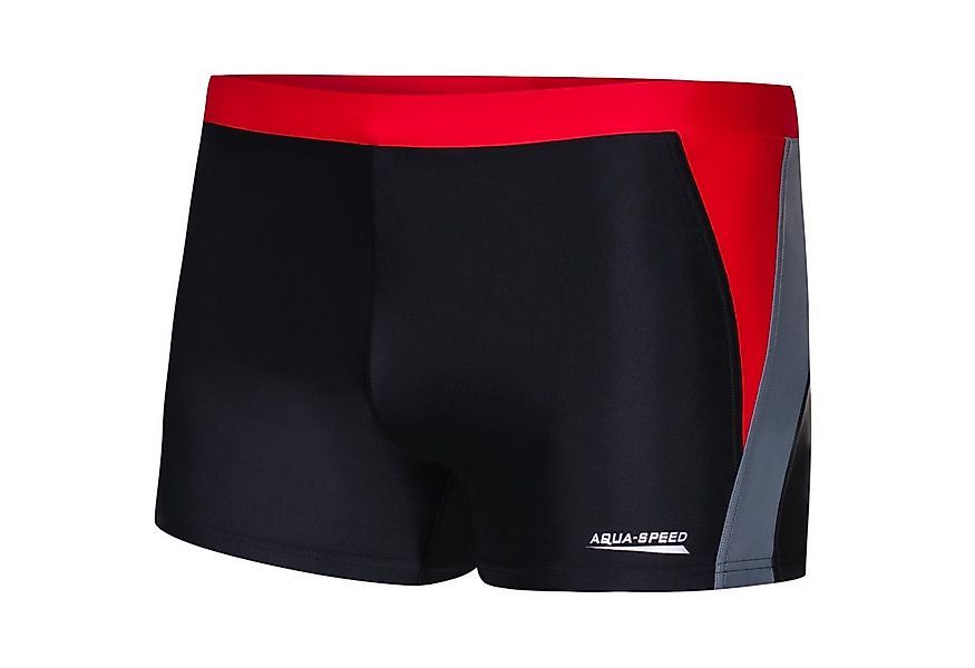 Aqua Speed Badehose für Herren Dario Badepant Training chlorfest Schwarz Ro günstig online kaufen