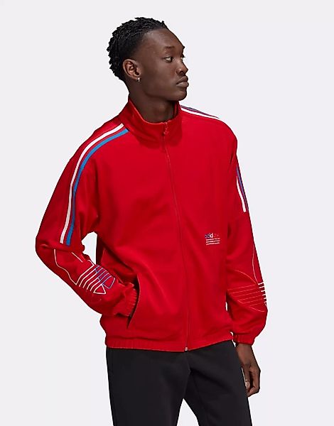 adidas Originals – FTO – Trainingsjacke in Rot günstig online kaufen