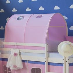 Homestyle4u Betttunnel für Hochbett Zelt Bettdach günstig online kaufen