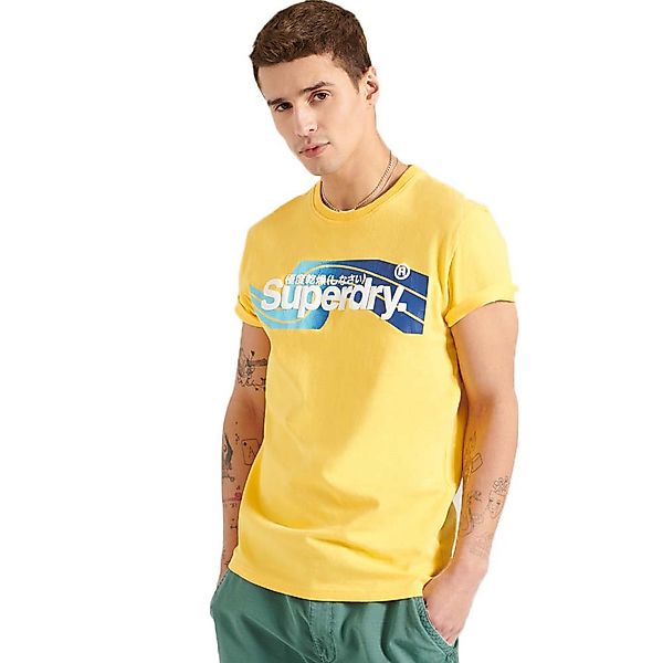 Superdry Core Logo Cali 220 Kurzarm T-shirt S Springs Yellow günstig online kaufen
