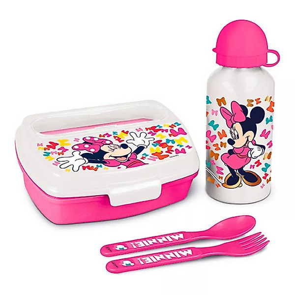 Kindergeschirr-set Minnie Mouse Lucky Kunststoff Rosa Für Kinder (21 X 18 X günstig online kaufen