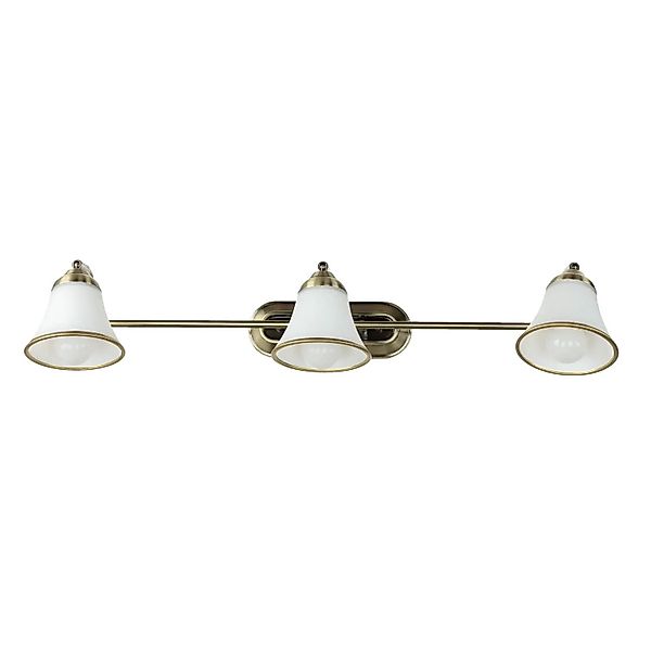 EASYLIGHT Wandspot 3-Flammig E14 67 cm breit Schwenkbar Jugendstil in Bronz günstig online kaufen