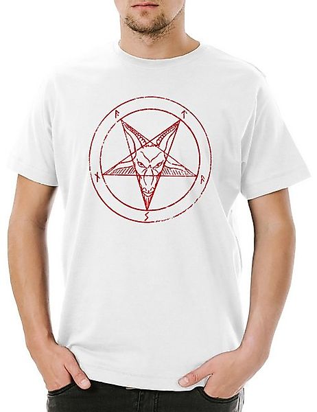 Urban Backwoods Print-Shirt Baphomet Pentagram Sign Herren T-Shirt Aleister günstig online kaufen