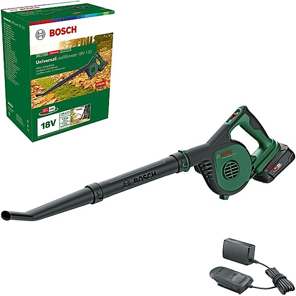 Bosch Home & Garden Akku-Laubbläser UniversalLeafBlower 18V-130, mit Akku 1 günstig online kaufen