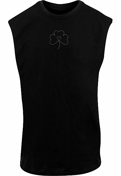 Merchcode T-Shirt "Merchcode Spring - Leaf Clover Flower Sleeveless Tee" 1 günstig online kaufen