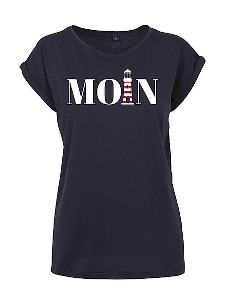 Youth Designz Print-Shirt "Moin mit Leuchtturm" Damen T-Shirt Statement Ges günstig online kaufen