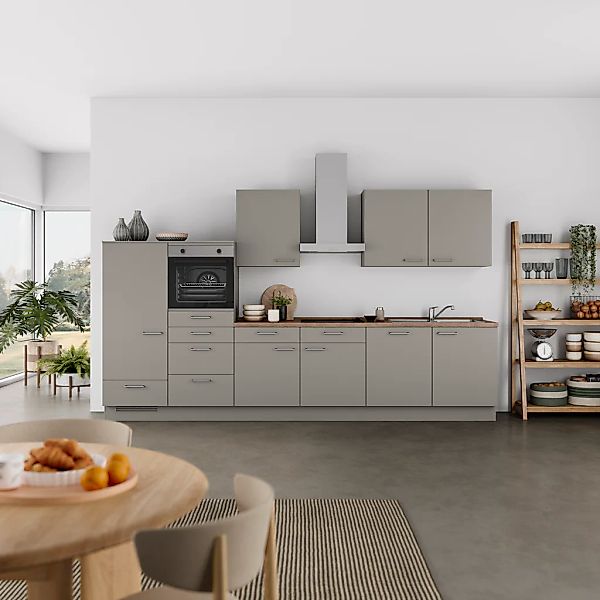 nobilia Küchenzeile ""Laser I", Ausrichtung wählbar, Breite 360 cm" vormont günstig online kaufen