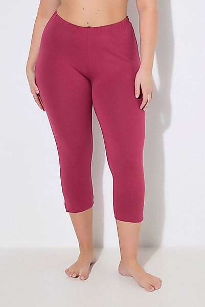 Ulla Popken Funktionshose Caprihose 7/8-Länge Elastikbund günstig online kaufen