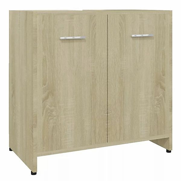 vidaXL Badezimmerschrank Sonoma-Eiche 60x33x61 cm Holzwerkstoff Modell 1 günstig online kaufen