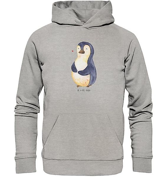 Mr. & Mrs. Panda Hoodie Größe M Pinguin Diät - Heather Grey - Geschenk, dic günstig online kaufen