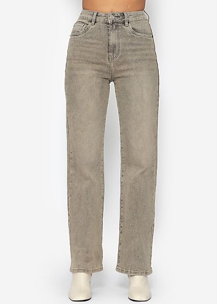 SASSYCLASSY 5-Pocket-Jeans Straight Fit Jeans Damen günstig online kaufen