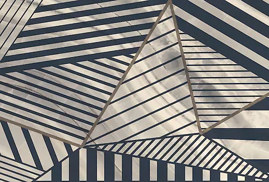 Architects Paper Fototapete »Atelier 47 Stripes Marble 3« 3D-Optik glatt Vl günstig online kaufen