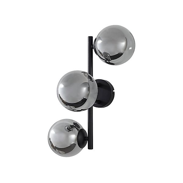 Lindby Wandleuchte Wandlampe Innen Orbelia 10041692 Modern in Schwarz aus G günstig online kaufen