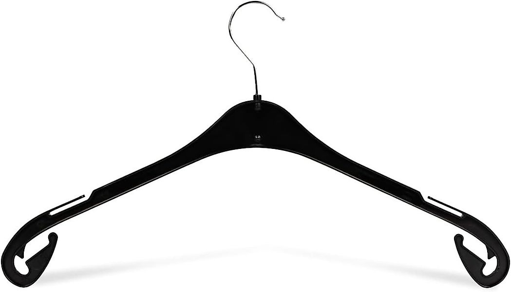 RSR Hangers Kleiderbügel NA T 38 Hemdenbügel Blusenbügel Kunststoff Schwarz günstig online kaufen