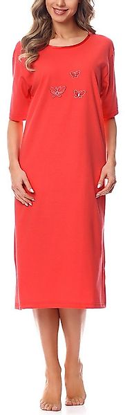 Merry Style Nachthemd Damen Kurzarm Nachthemd 91LW1 (1-tlg) günstig online kaufen