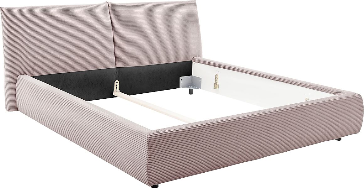 Places of Style Polsterbett "Priora in 4 Breiten bis 200cm", auch in NaturL günstig online kaufen