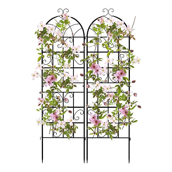 COSTWAY Gartenzaun, (2-St), Rankgitter, Rankhilfe, 2er günstig online kaufen