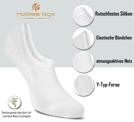 NoblesBox Kurzsocken No-Show Socken (Box, 6-Paar) günstig online kaufen