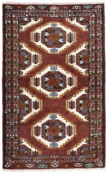 morgenland Orientteppich »Belutsch - 160 x 102 cm - braun«, rechteckig günstig online kaufen