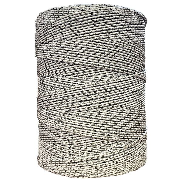 ZGM Weidezaunlitze Premium Weiß/Braun 1000 m 9 Leiter günstig online kaufen